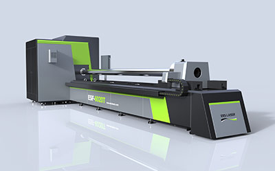 Machine de découpe laser professionnelle CNC à tube d'acier